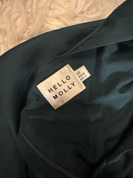 Hello Molly Teal Twist Halter Cutout Mini Dress - Picture 5 of 5